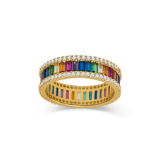 Load image into Gallery viewer, Val & Tina Siabella™ Rainbow Ring - Gold