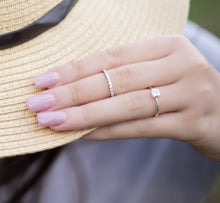 Load image into Gallery viewer, Val & Tina Siabella™ Square Clear CZ Ring
