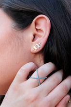 Load image into Gallery viewer, Dragonfly Mini Studs Silver