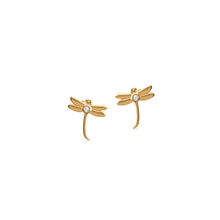Load image into Gallery viewer, Val & Tina Siabella™ Dragonfly Mini Studs Gold