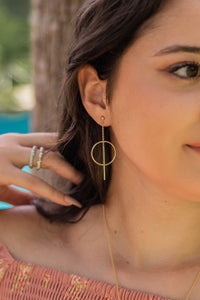 Iris Post Earrings