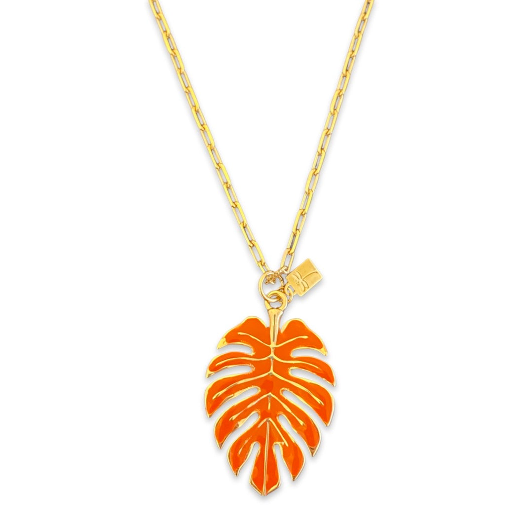 Autumn Necklace - Orange