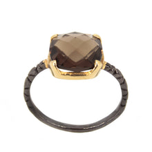 Load image into Gallery viewer, Noir Smoky Quartz Ring