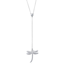 Load image into Gallery viewer, Dragonfly Lariat Silver